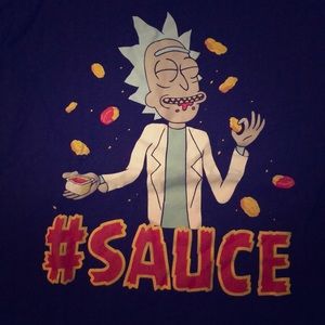 Rick and Morty Szechuan sauce T-shirt
